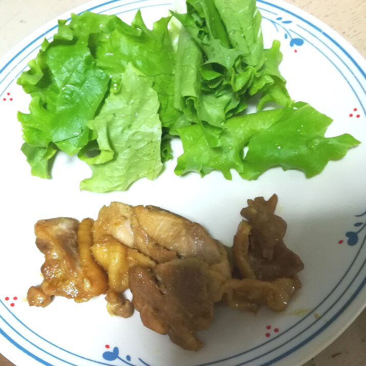 鶏肉のカレー照り焼き